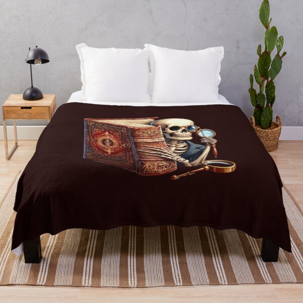 Item preview, The Bone Collector - Victorian Skeleton Scholar Illustration designed and sold by zbigniewcz.
