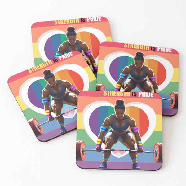 Item preview, Pride Weightlifting Shirt LGBTQ Strength Training Tee Rainbow Barbell Workout Graphic Inclusive Gym Motivation Design for Lifters | Ultra HD Premium Sticker Design for LQBTQ+ community designed and sold by MillionaireGenZ ⭐⭐⭐⭐⭐ (5.0).