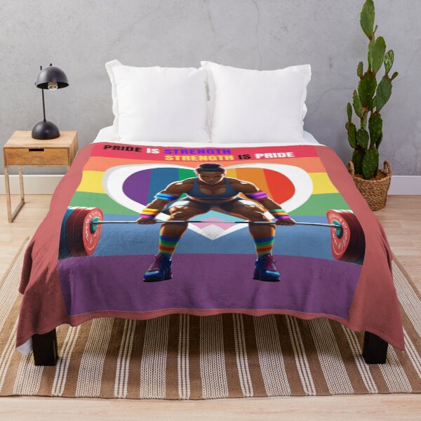 Item preview, Pride Weightlifting Shirt LGBTQ Strength Training Tee Rainbow Barbell Workout Graphic Inclusive Gym Motivation Design for Lifters | Ultra HD Premium Sticker Design for LQBTQ+ community designed and sold by MillionaireGenZ ⭐⭐⭐⭐⭐ (5.0).