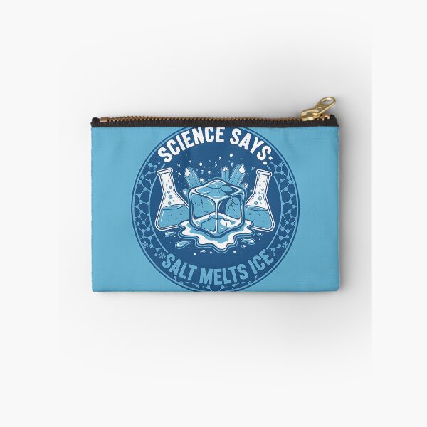 Item preview, Science Says: Salt Melts Ice | ICE OUT Anti-Ice Protest | Ice Cube designed and sold by RR-Arts.