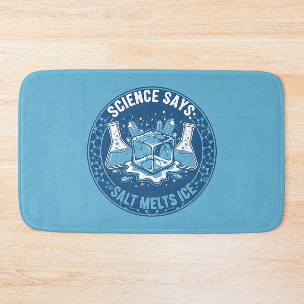 Item preview, Science Says: Salt Melts Ice | ICE OUT Anti-Ice Protest | Ice Cube designed and sold by RR-Arts.