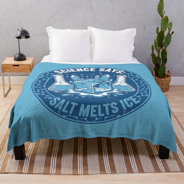 Item preview, Science Says: Salt Melts Ice | ICE OUT Anti-Ice Protest | Ice Cube designed and sold by RR-Arts.