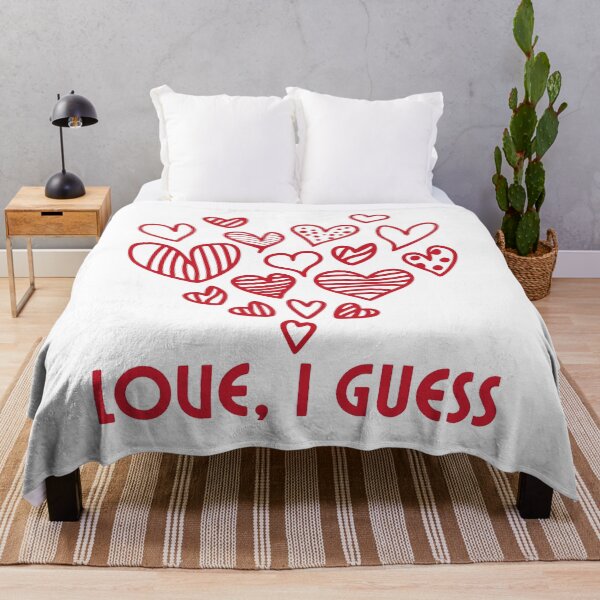 Item preview, Love I Guess Red Doodle Heart Design designed and sold by CleanDecor.