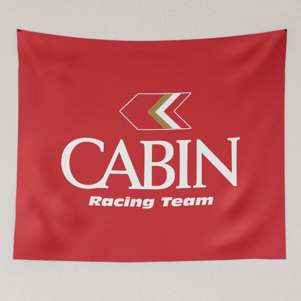 Item preview, Cabin Racing Team white designed and sold by Dark Monohue.