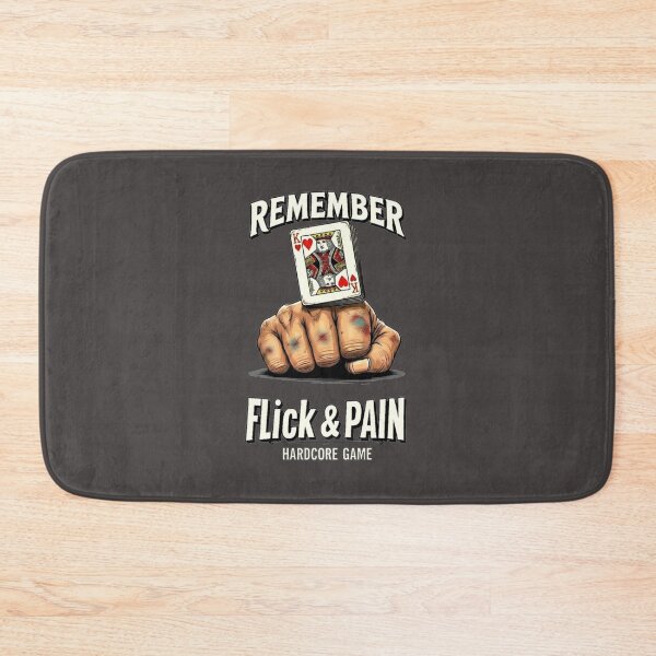 Item preview, REMEMBER THE GAME - Flick & Pain / Hardcore Game designed and sold by Shift-Bloom.