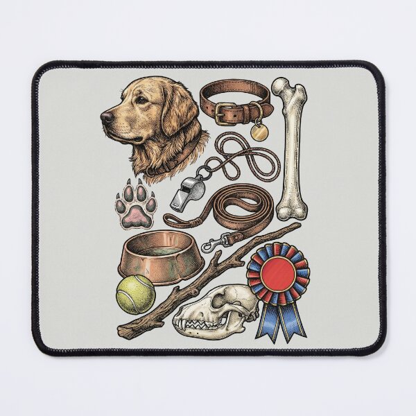 Item preview, Colorful Vintage Dog Heritage - Golden Retriever designed and sold by DigitalGlade.
