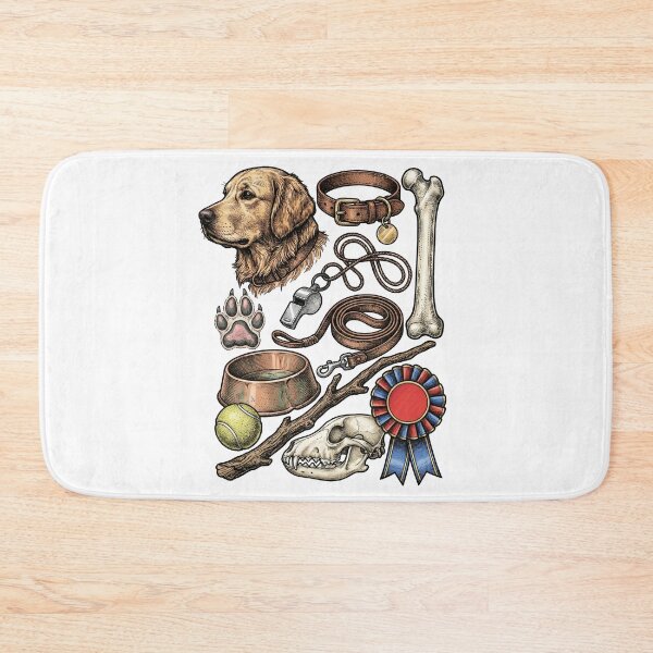 Item preview, Colorful Vintage Dog Heritage - Golden Retriever designed and sold by DigitalGlade.