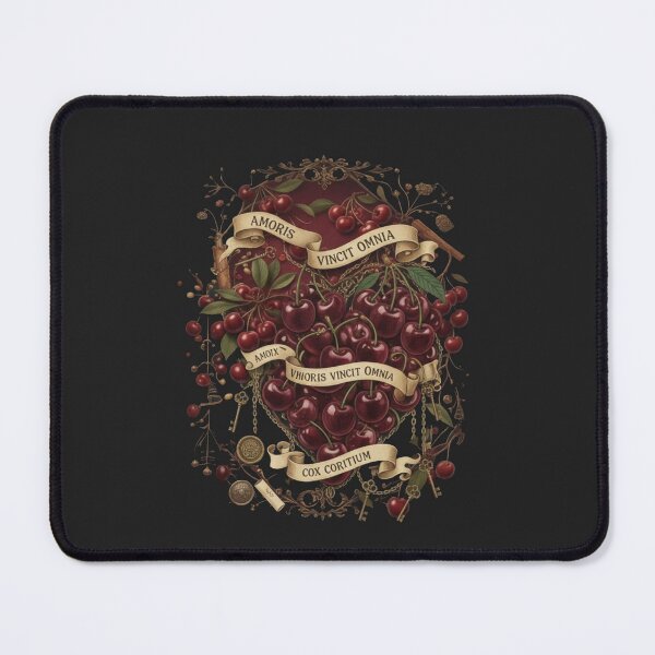 Item preview, Amoris Vincit Omnia | Dark Cherry Heart Vintage Aesthetic designed and sold by Appolishop.