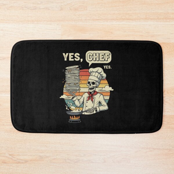 Item preview, Yes Chef! Eternal Shift Skeleton Cook designed and sold by Appolishop.