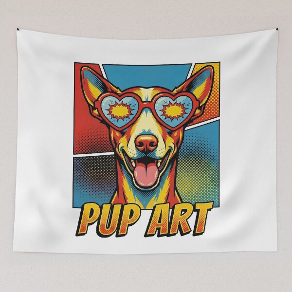 Item preview, Pop Art Ibizan Hound Retro Dog designed and sold by k3rstman1.