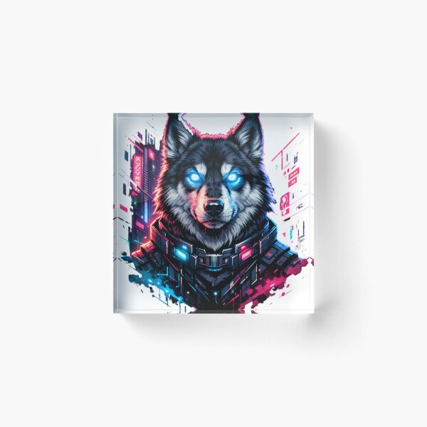 Item preview, Neon Wolf designed and sold by Tiendyelishoopi.