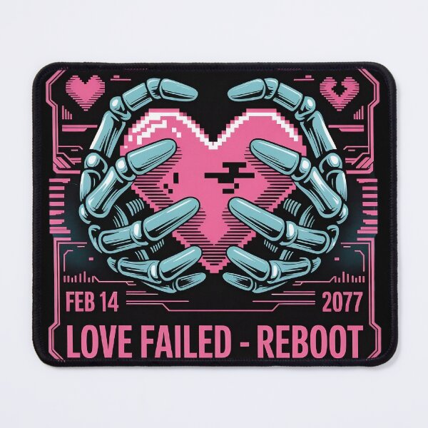 Item preview, Love Failed Reboot - Cyberpunk Valentine's Day Art designed and sold by SystemOutDesing.