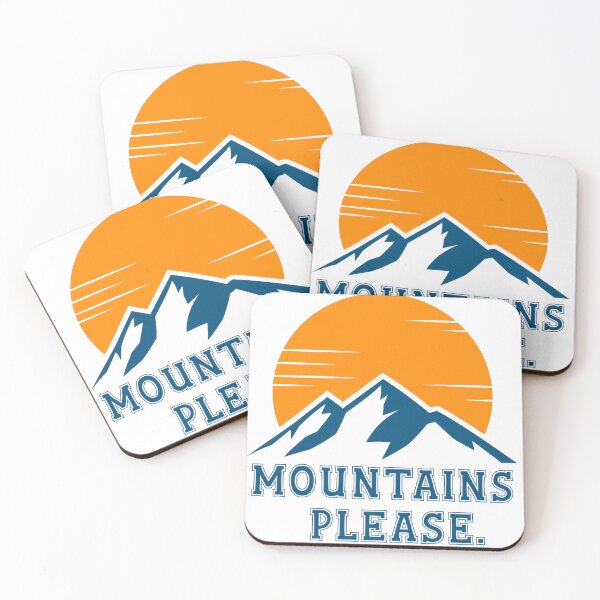 Item preview, Mountains Please. Gift for Mountains Lovers designed and sold by Kondi-Art.
