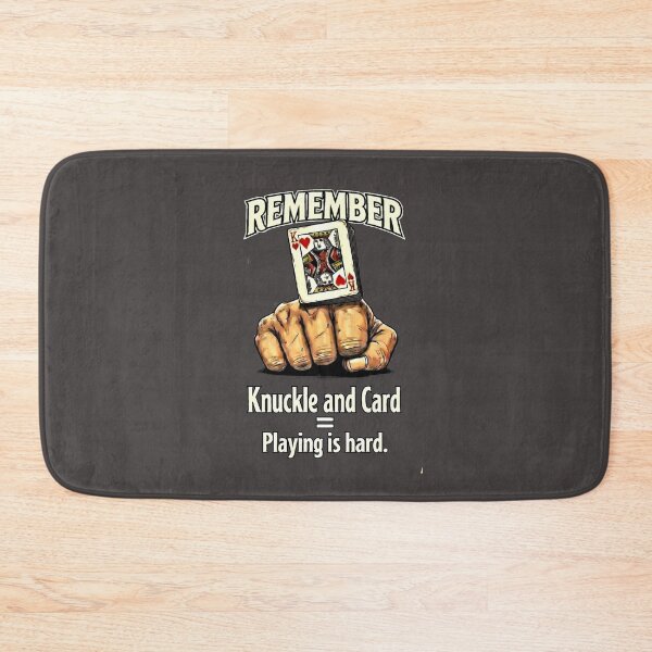 Item preview, REMEMBER THE GAME - Knuckle and Card / Playing is hard designed and sold by Shift-Bloom.