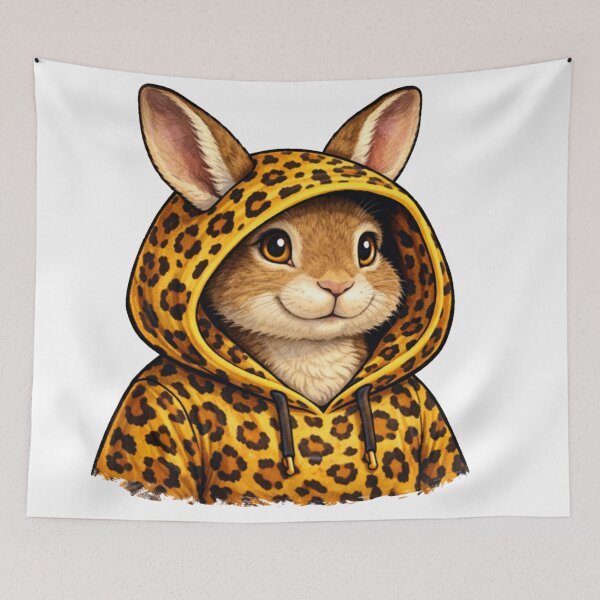 Item preview, Rabbit in Jaguar Hoodie Streetwear designed and sold by Combat Skies.