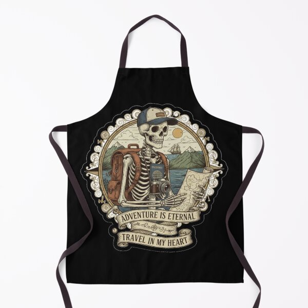 Item preview, Adventure is Eternal | Skeleton Traveler Vintage Aesthetic designed and sold by Appolishop.