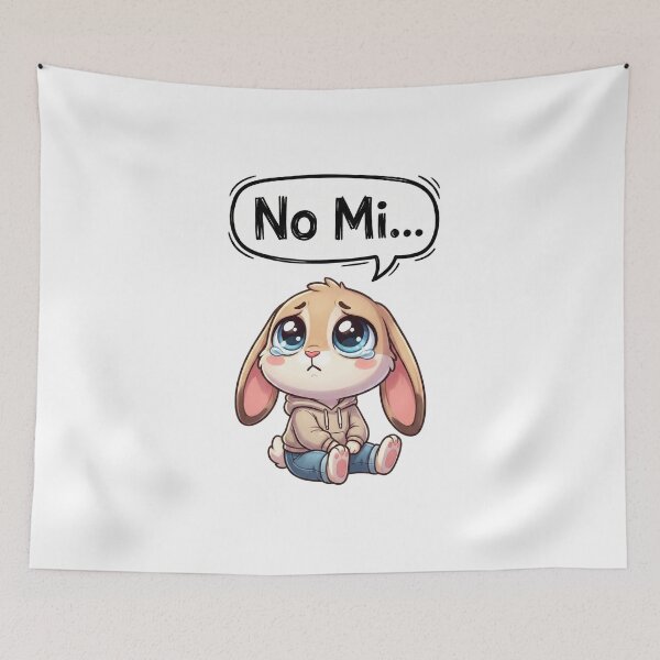 Item preview, No Mi Bunny Meme TikTok Viral 2025 Funny Internet Humor Rabbit Meme Shirt Trending February Gen Z Humor Cute Bunny Meme Gift designed and sold by GeniePixel.