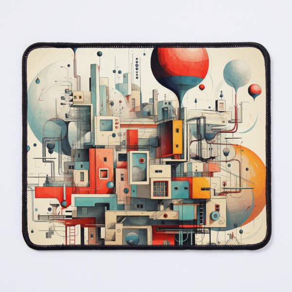 Item preview, Retro Futurist Building designed and sold by regiaart.
