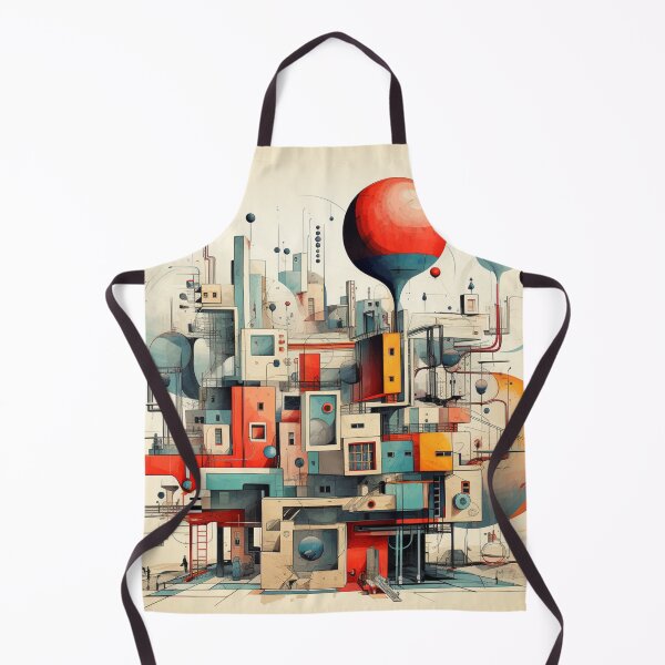 Item preview, Retro Futurist Building designed and sold by regiaart.