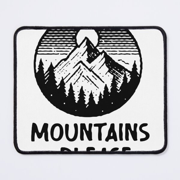 Item preview, Mountains Please. Gift for Mountains Lovers designed and sold by Kondi-Art.