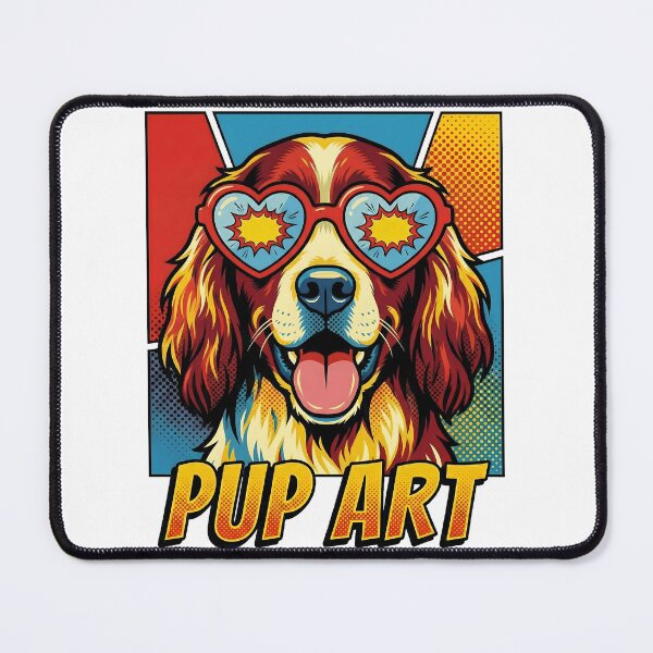 Item preview, Pop Art Irish Red and White Setter Retro Dog designed and sold by k3rstman1.