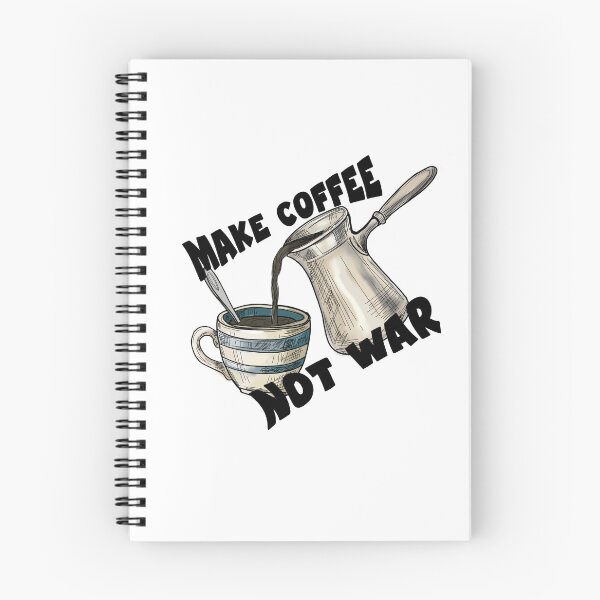 Item preview, Make coffee not war designed and sold by The Curious Cow.