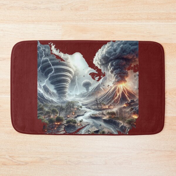 Item preview, Tsunami Disaster Realistic 3D Sketch of a City Engulfed by a Giant Wave   designed and sold by PaintMeWorld.