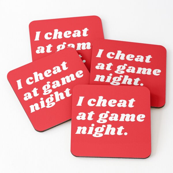 Item preview, I cheat at card games.  designed and sold by Meankitten.