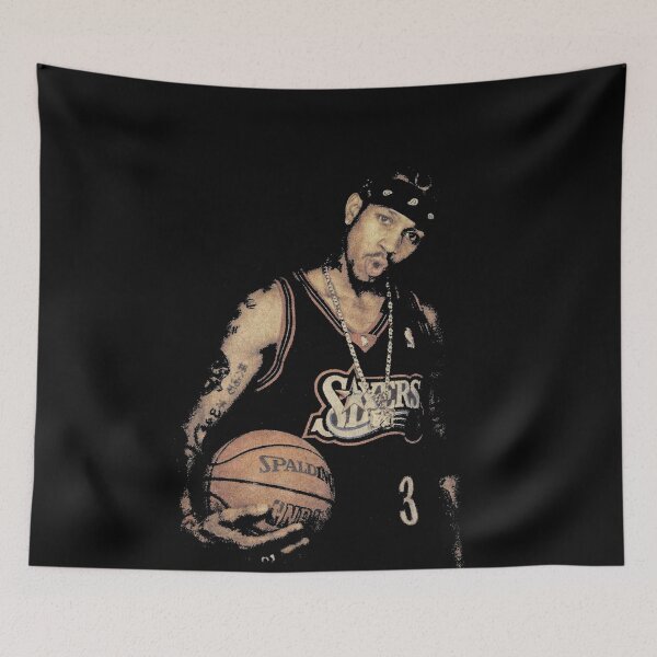 Item preview, Allen Iverson Street Legend – Sixers #3 in Raw Hip-Hop Swagger designed and sold by TheArtOfCar.