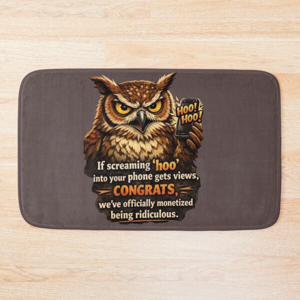 Item preview, Angry Owl Phone Meme designed and sold by Create Nest.