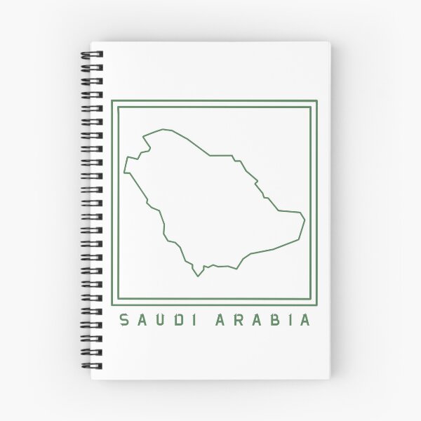 Item preview, Mapa de Arabia Saudita con líneas simples designed and sold by Minilosha.