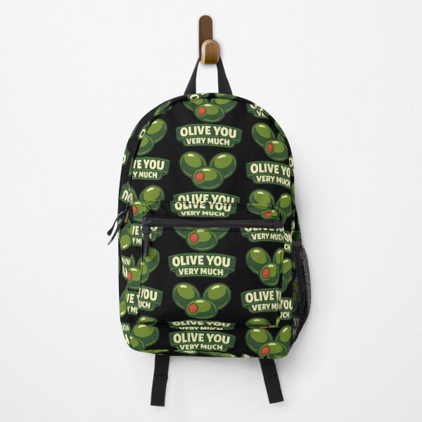 Item preview, Olive You Very Much Funny Food Pun Design designed and sold by TeeTimeTreasure.