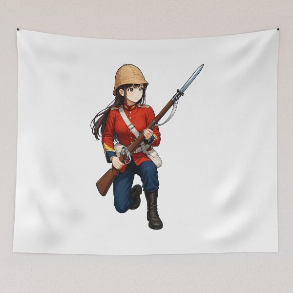 Item preview, Anime Girl with Musket designed and sold by RAWLIFEGRAPHIC.