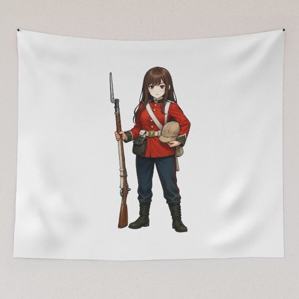 Item preview, Anime Girl with Musket designed and sold by RAWLIFEGRAPHIC.