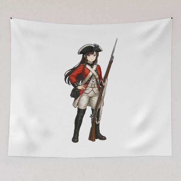 Item preview, Anime Girl with Musket designed and sold by RAWLIFEGRAPHIC.