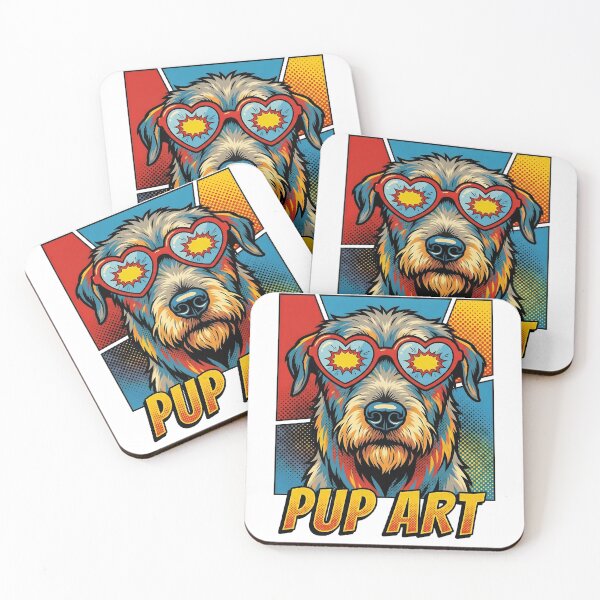 Item preview, Pop Art Irish Wolfhound Retro Dog designed and sold by k3rstman1.