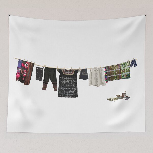 Item preview, Yemeni Laundry Line designed and sold by ShahArtStudio.