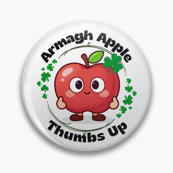 Item preview, Armagh Apple Receives A Thumbs Up. designed and sold by MPC-Mince-Pies.
