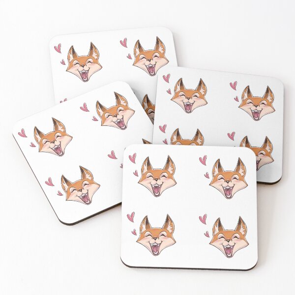 Item preview, Happy fox hearts designed and sold by kayuqtuq-.