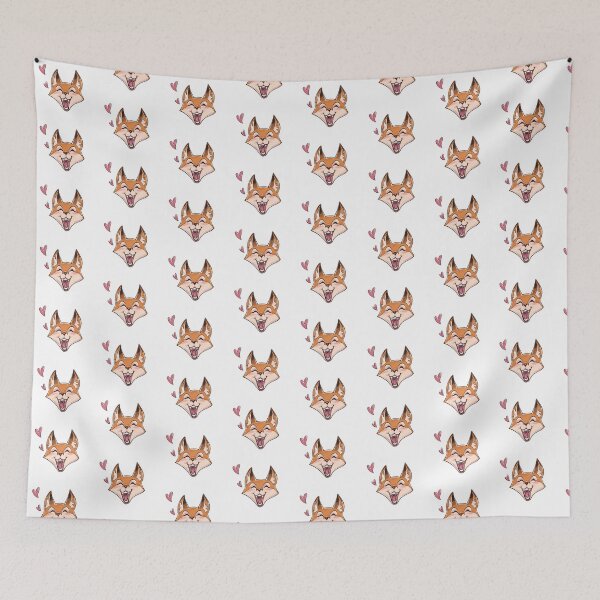 Item preview, Happy fox hearts designed and sold by kayuqtuq-.