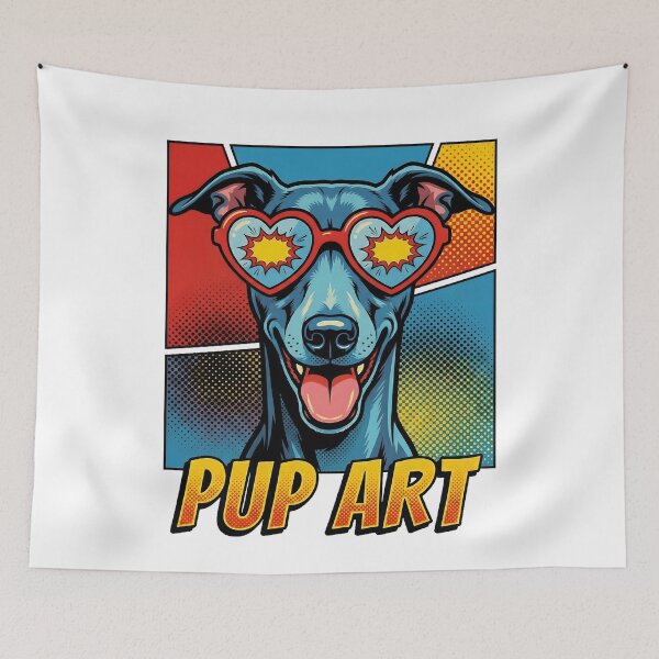 Item preview, Pop Art Italian Greyhound Retro Dog designed and sold by k3rstman1.