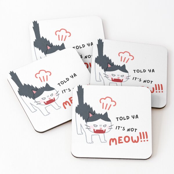 Item preview, Funny angry cat “I told ya it’s not meow designed and sold by LazyButGenius.