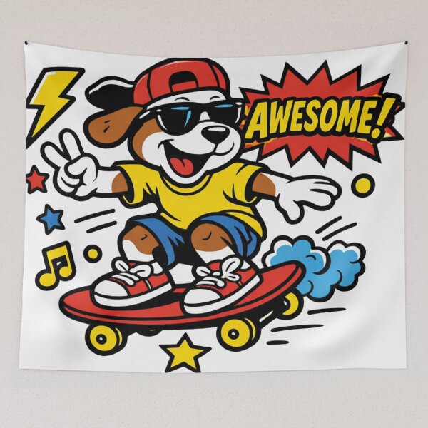 Item preview, Skate Pup Awesome designed and sold by Tiendyelishoopi.