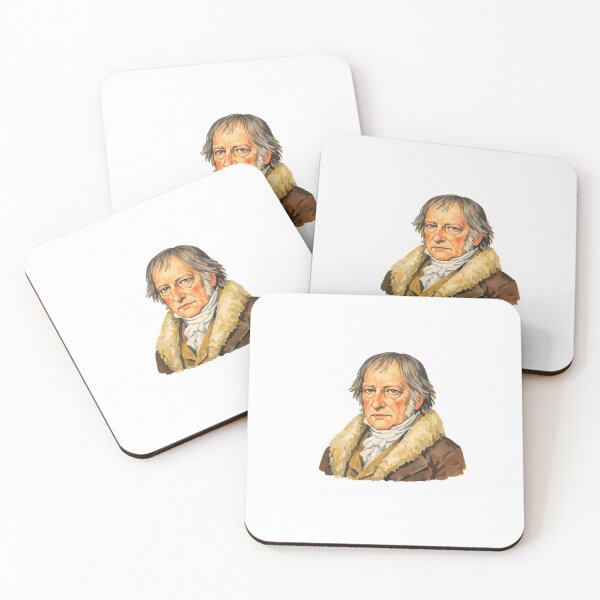 Item preview, Georg Wilhelm Friedrich Hegel, Modern Philosopher, Gouache Poster Paint designed and sold by shadow-bloom.