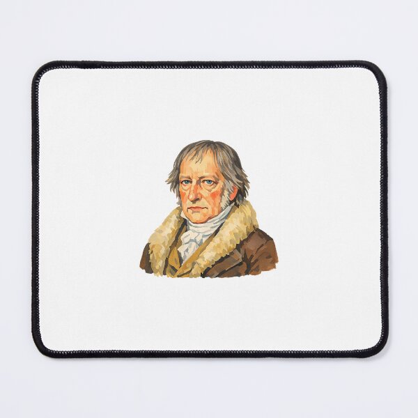Item preview, Georg Wilhelm Friedrich Hegel, Modern Philosopher, Gouache Poster Paint designed and sold by shadow-bloom.