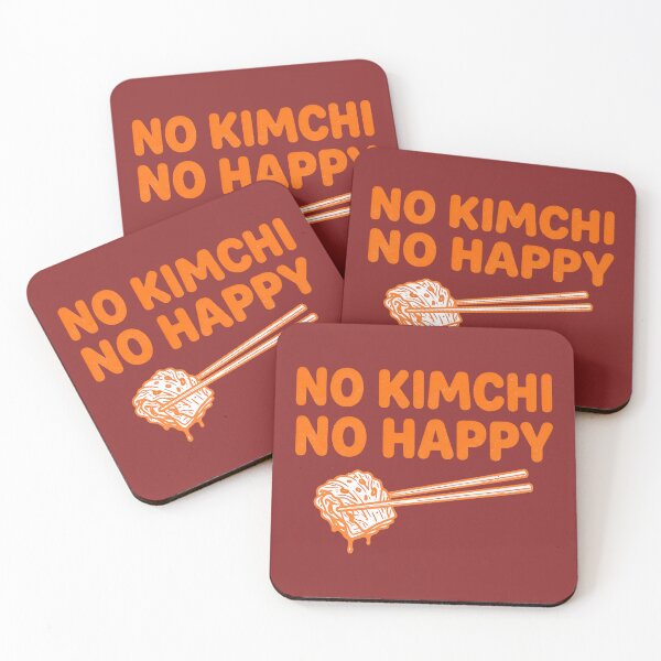 Item preview, No Kimchi No Happy Funny Korean Food Lover designed and sold by HowToCanadian.