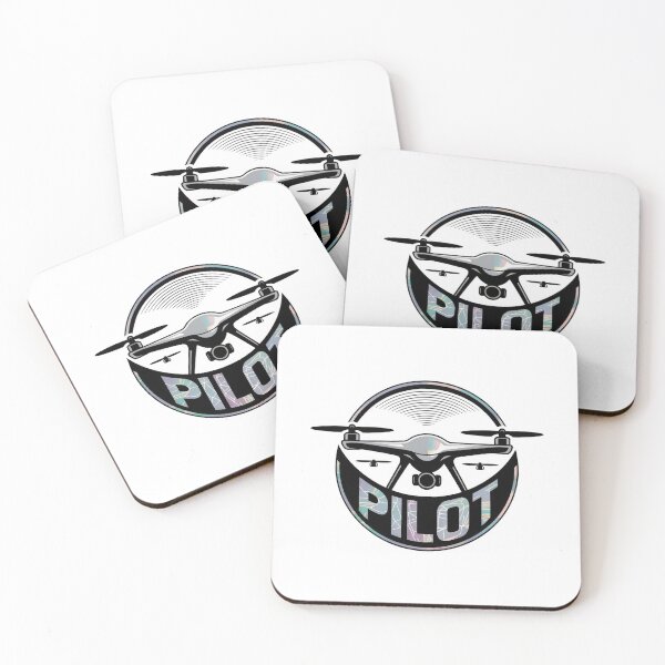 Item preview, Modern drone pilot logo with sleek design and camera designed and sold by Creative88Art.