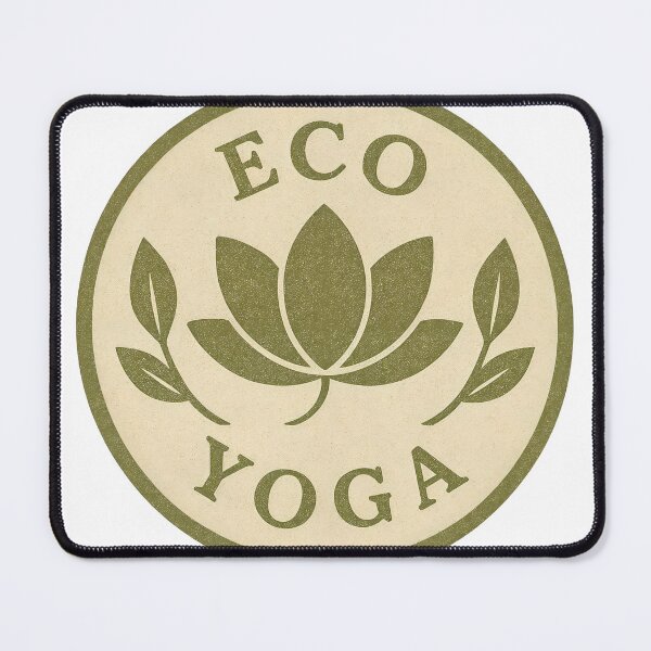 Item preview, Eco yoga logo with lotus flower and leaves designed and sold by Creative88Art.
