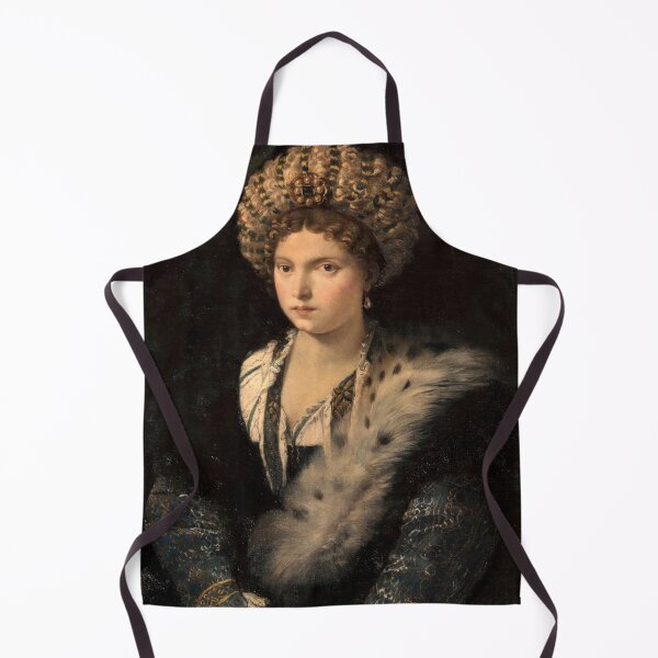 Item preview, Portrait of Isabella dEste by Gustav Klimt: Elegant Noblewoman Fine Art Print designed and sold by artofuniverse.