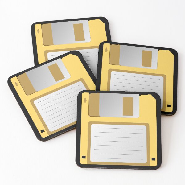 Item preview, Floppy Disk (yellow) designed and sold by ertxyz.